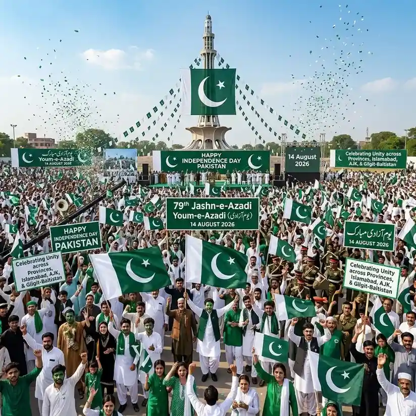 14 August 2026 — Pakistan Independence Day (Friday Holiday)